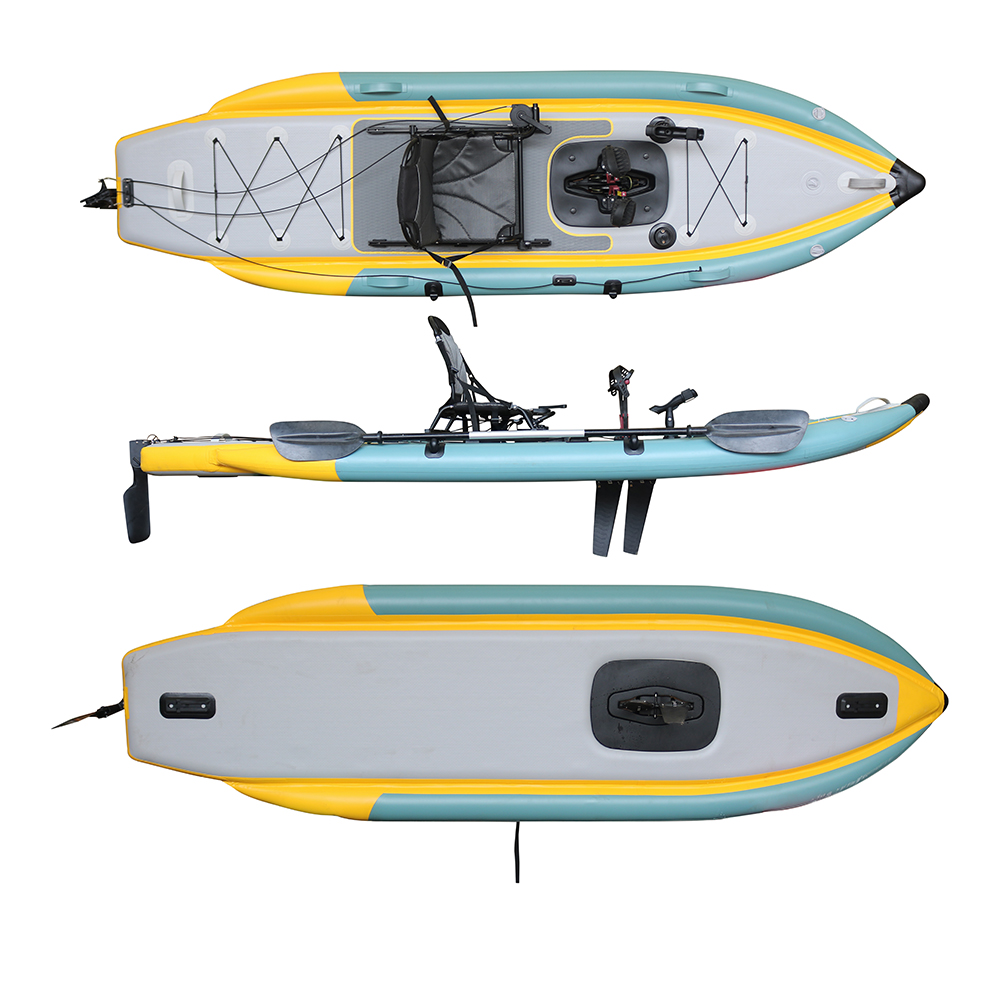Fishing Kayak Sit In - Pedal Tahrikli Katlanabilir Şişme PVC Üstten