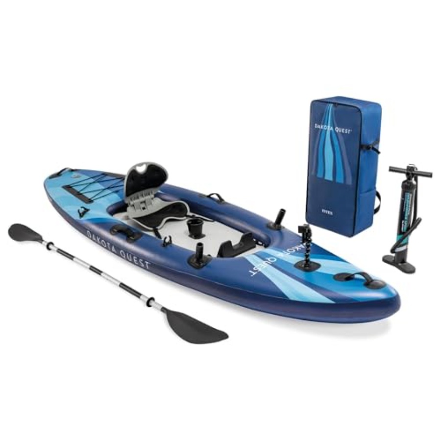 Fishing Kayak Sit In - Sit-On-Top Şişme Kayak Dakota Quest 68245EP
