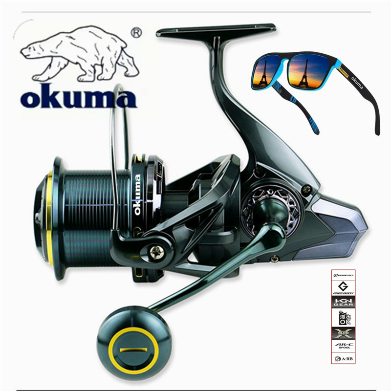 Daiwa Reel Bg - OKUMA Balıkçılık Makarası 9000-14000 Metal Uzun