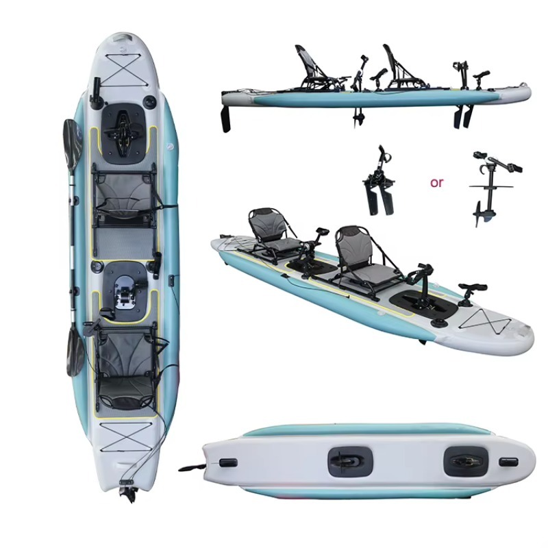 13.8ft Şişme Pedal Kayığı 2 Ki - Fishing Kayak Pedal Drive incelemesi ve fiyatı